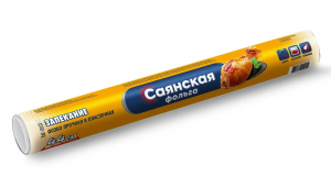 Фольга "Саянская" 440мм*10м, 14мкм "Запекание" (О10П-440 х15) (15)