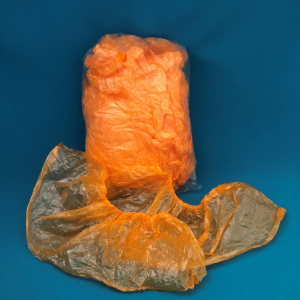 Бахилы одноразовые оранжевые (100шт/уп) (6000)