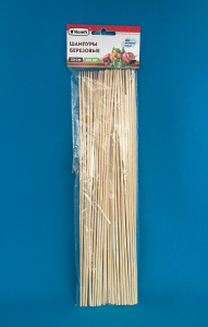 Шашлычные палочки Березовые 300мм (100шт.) "Komfi" (KWS208E) (40)